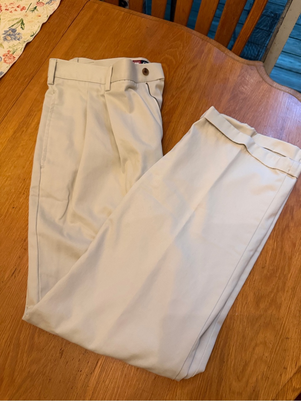 Chaps Men's Light Beige Chinos